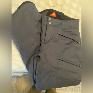Womens steal gray snow pants